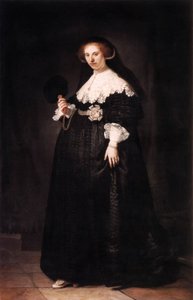 Portrait of Oopjen Coppit by Rembrandt van Rijn